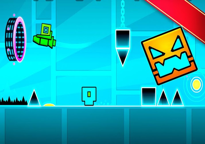 Super Geometry World Dash Run截图2