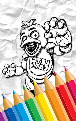 Coloring Book for Five Night截图2