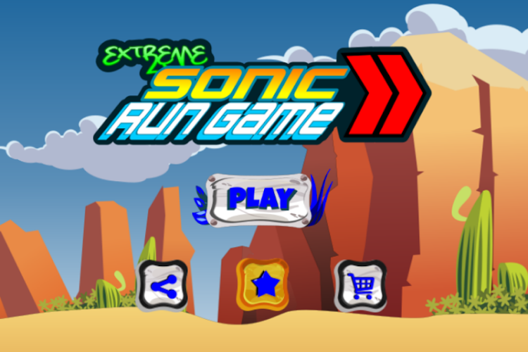 Extreme Sonic Run Game截图4