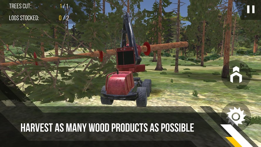Forest Harvester Tractor 3D截图3