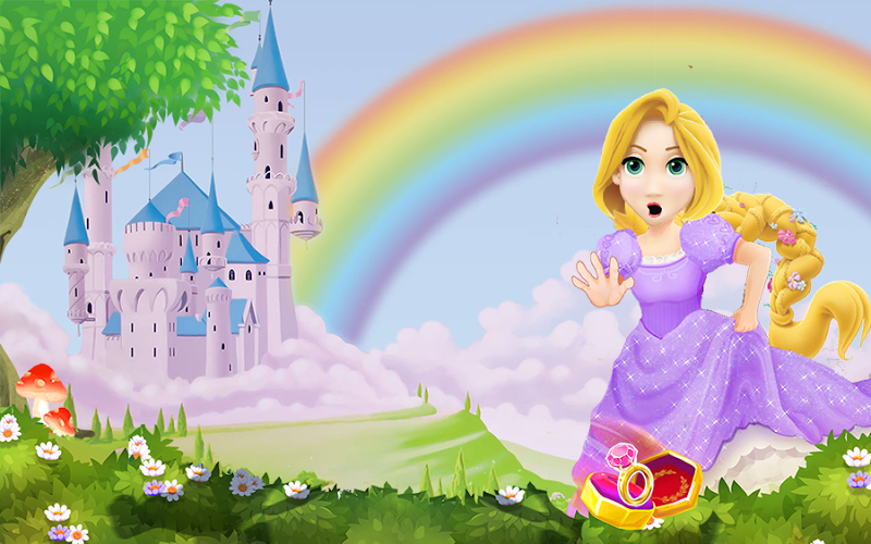 Princess Rapunzel Run截图1