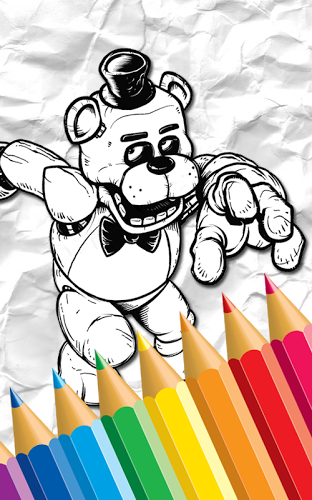 Coloring Book for Five Night截图1