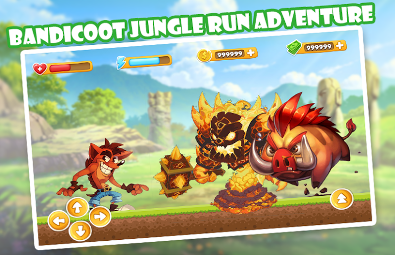 Bandicoot Jungle Run Adventure截图4