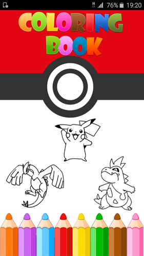 Coloring Pages for Pokem截图1