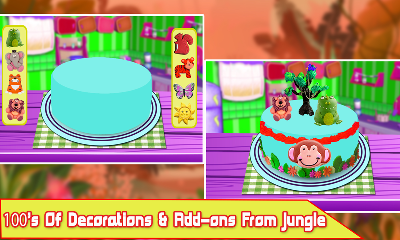 丛林蛋糕制造商烹饪游戏截图3