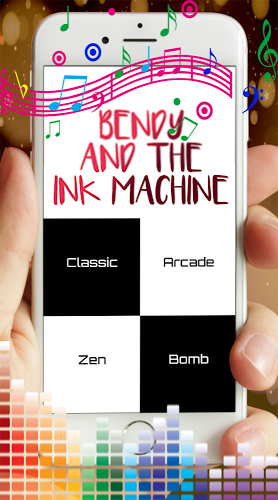 Bendy Ink Piano Tiles截图1