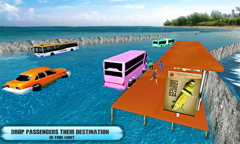 Water Surfer Bus Driving截图2