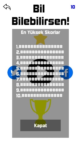 Bil Bilebilirsen截图4