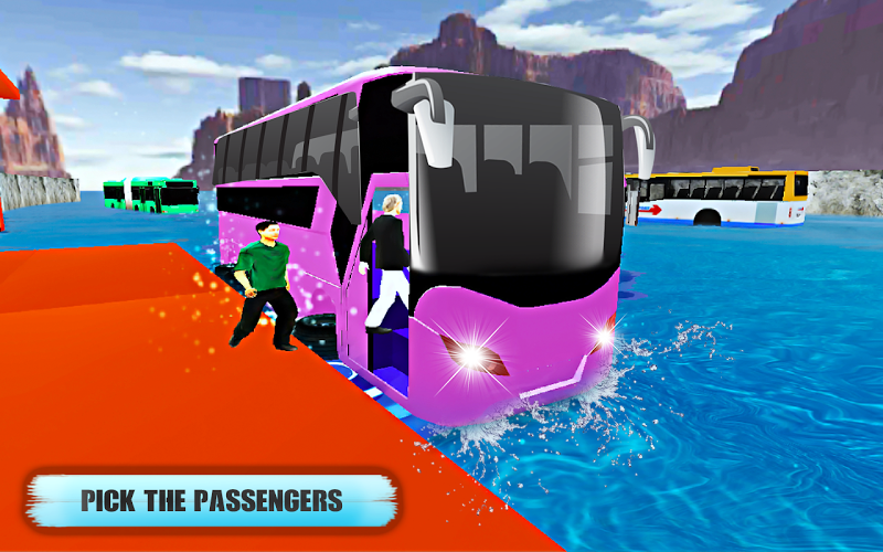 Water Surfer Bus Driving截图4