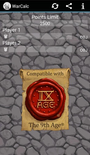 Warcalc - Warhammer Calculator截图1
