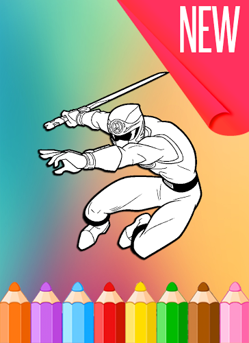 How To Color Power Rangers HD截图3