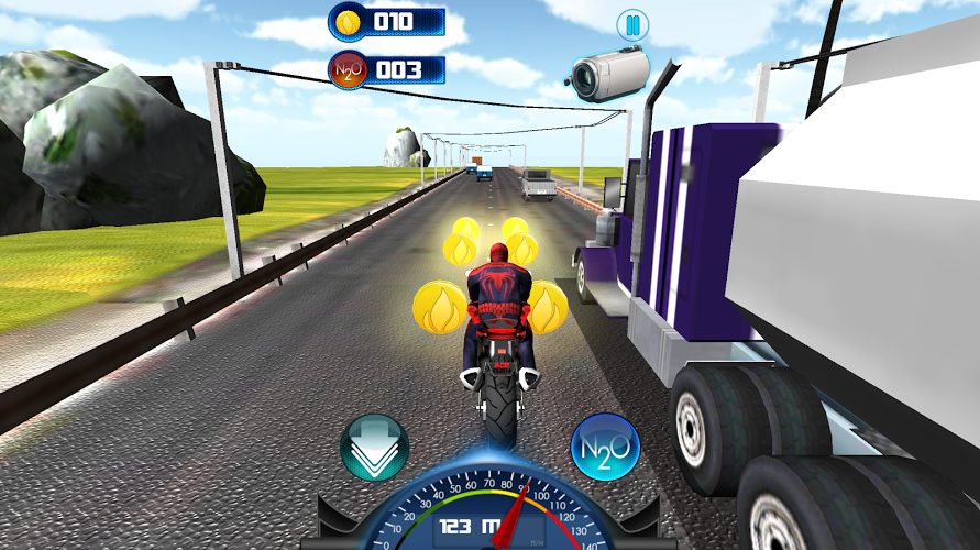 Fast Spider Motorbike Racing截图3