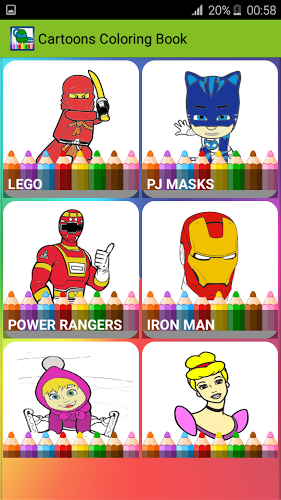 Cartoons Coloring Book截图2