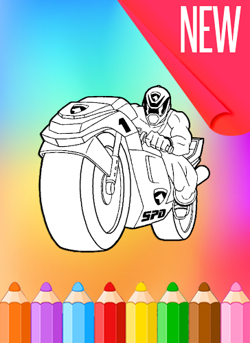 How To Color Power Rangers HD截图4