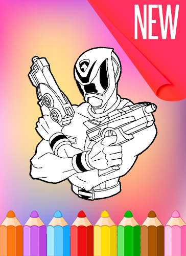 How To Color Power Rangers HD截图5