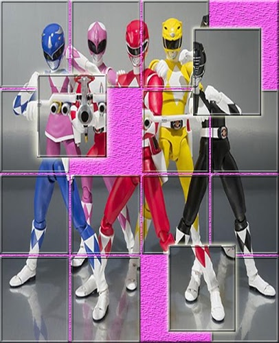 Slide Power Ranger puzzle截图3