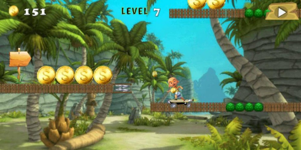 Upin Run Ipin Surf截图1