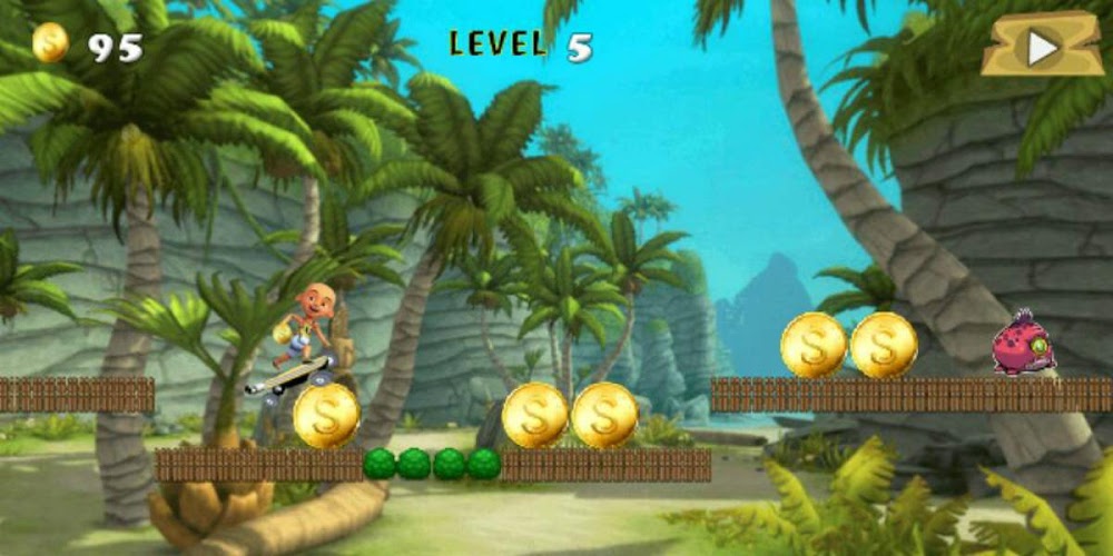 Upin Run Ipin Surf截图2