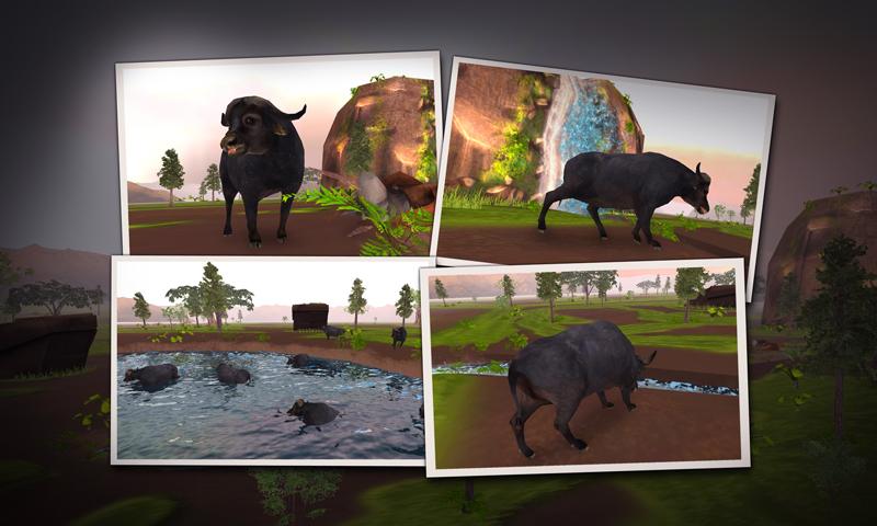 Wild Buffalo Simulator 3D截图3