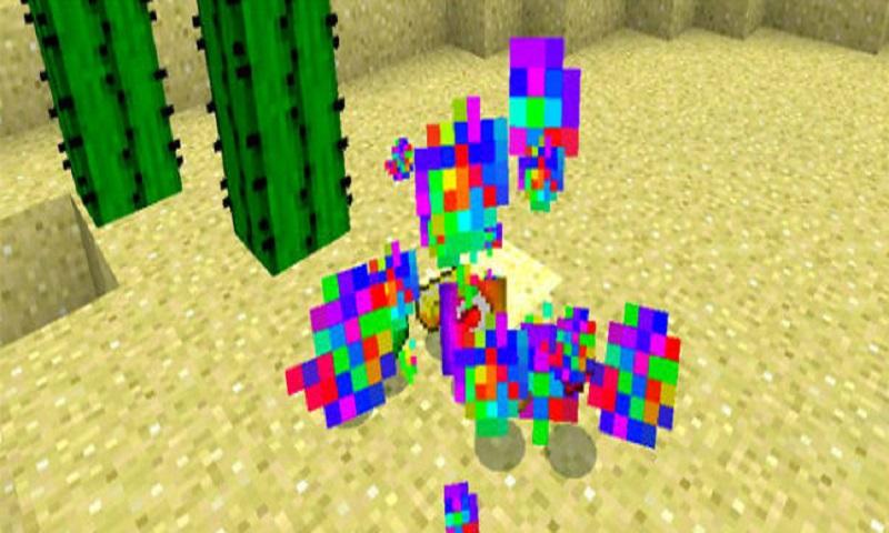 Rainbow Lucky Block Addon MCPE截图1