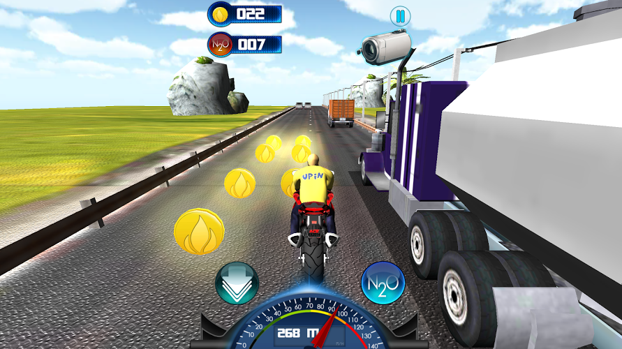 Upin Balapan Motor Ipin Game截图4