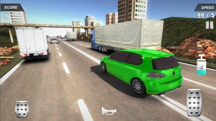 Racing Car In City截图1