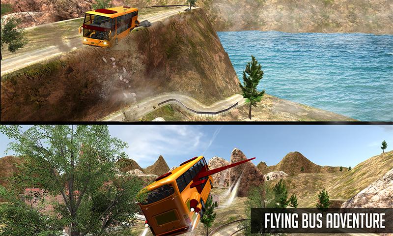 OffRoad Flying Bus Simulator截图2