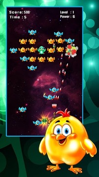 Chicken Shooter: Space Defense截图