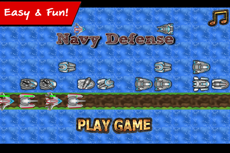 Navy defense army tower war截图2