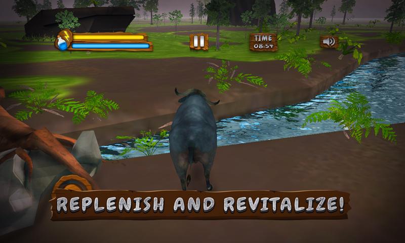 Wild Buffalo Simulator 3D截图2