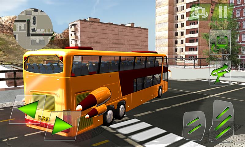 OffRoad Flying Bus Simulator截图1