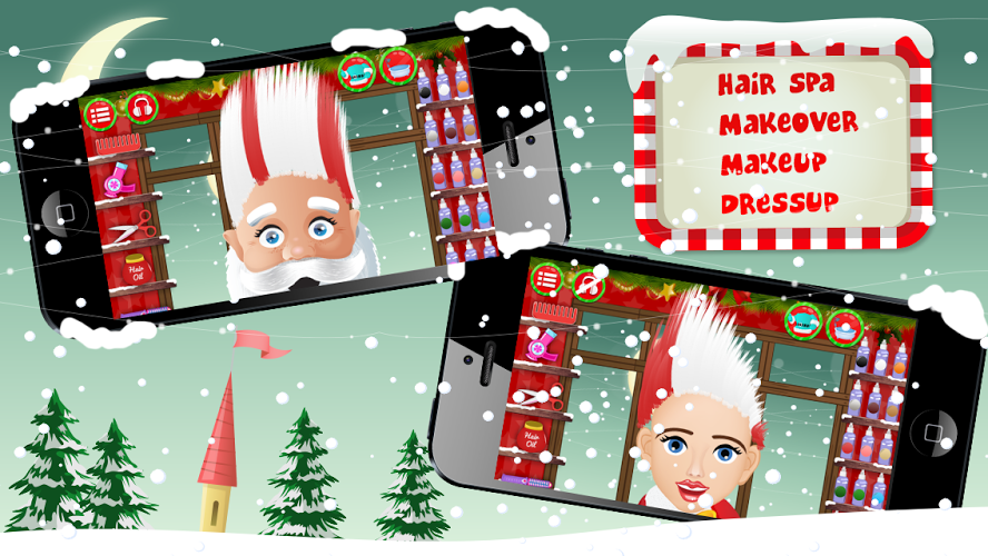 Santa Hair Saloon Lite截图1