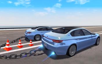 Chained Cars Beam Drive Game截图2