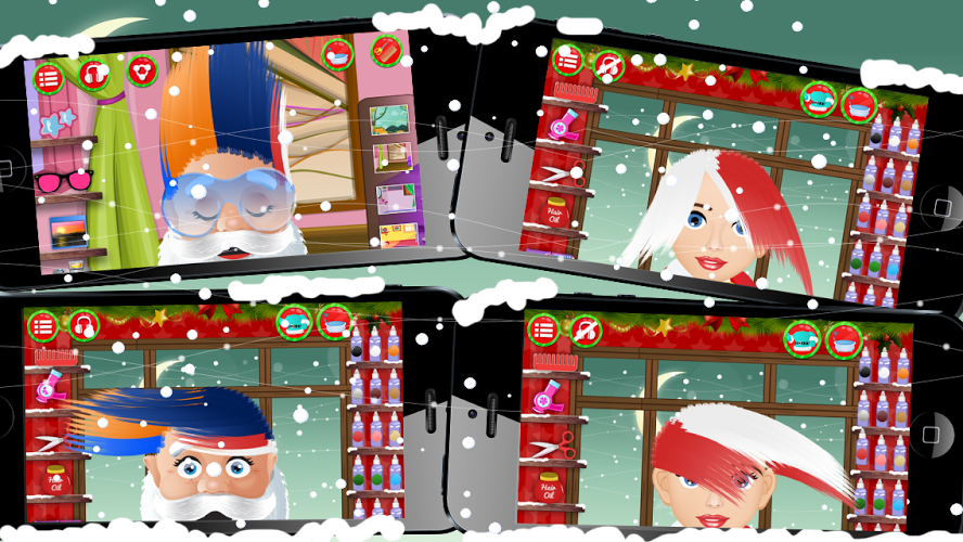 Santa Hair Saloon Lite截图4