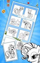 Pony Little for Coloring Book Game截图2