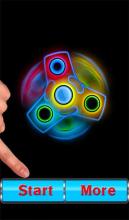 Fidget Hand Spinner Neon Glow截图5