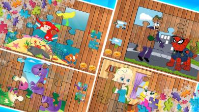 Spider Patrol Superhero Jigsaw Puzzle - Kids Game截图4