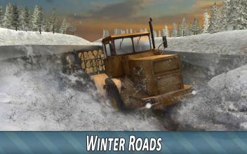 Winter Timber Truck Simulator截图4