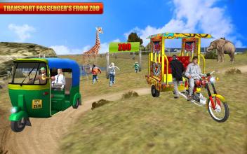 City Tuk Tuk Auto Rickshaw Taxi Driver 3D截图4