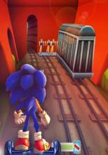 Subway Sonic speed run Game截图2