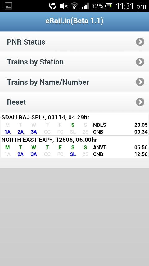 eRail.in Indian Rail / Train截图1