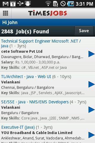 TimesJobs Job Search截图3