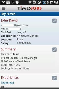 TimesJobs Job Search截图