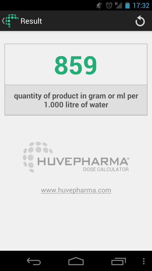 Huvepharma Dose Calculator截图6