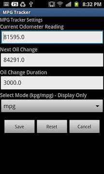 MPG Tracker截图