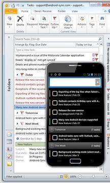 Outlook Synced Task - USB Sync截图