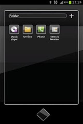 Next launcher theme BlackGlass截图7