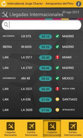 秘鲁航班信息截图1