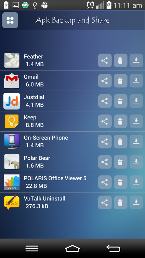 Apk Backup and Share截图2