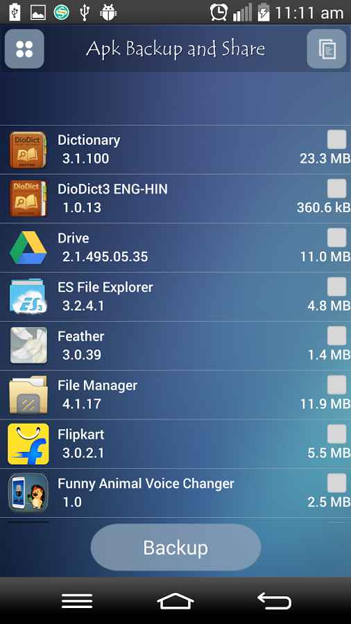 Apk Backup and Share截图1